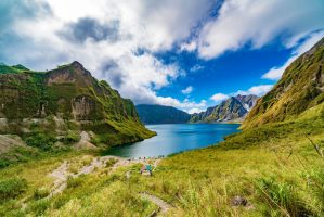 Pinatubo,Volcano,Crater,In,Philippines